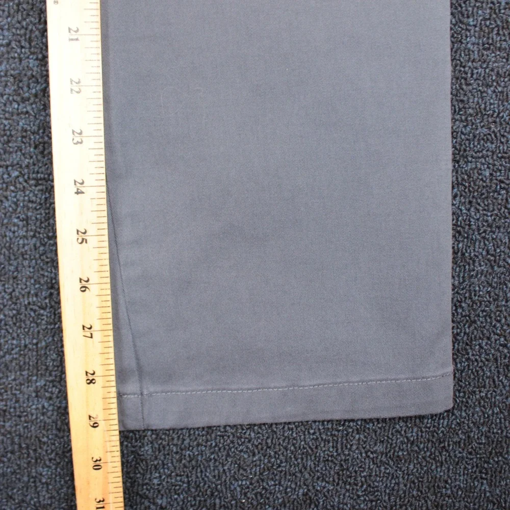 Banana Republic Chino Pant Gray 34x29 Cotton Stretch Straight Leg NWT